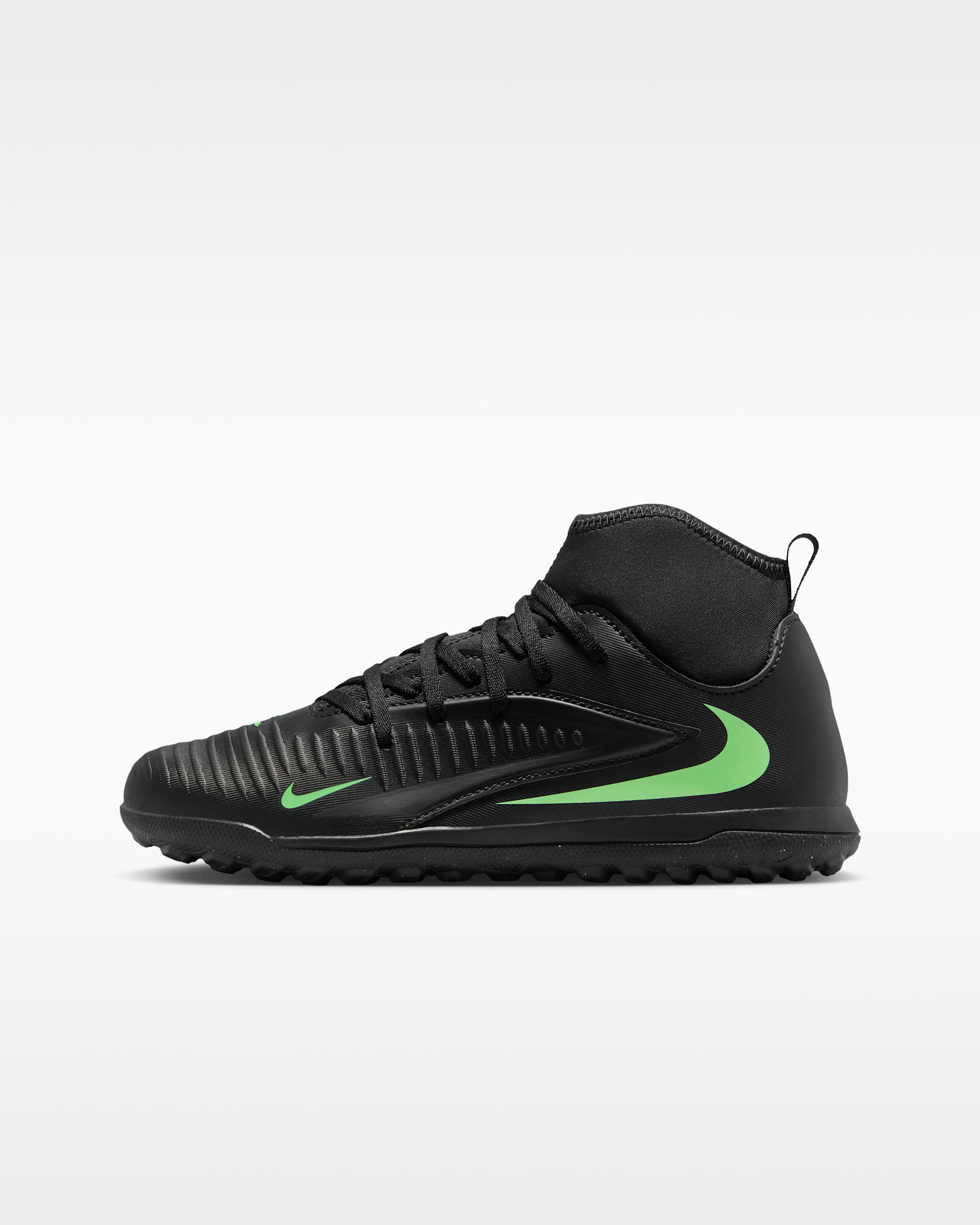 Nike Jr. Phantom 6 High Club Older Kids' Turf Football Boots. Nike ID